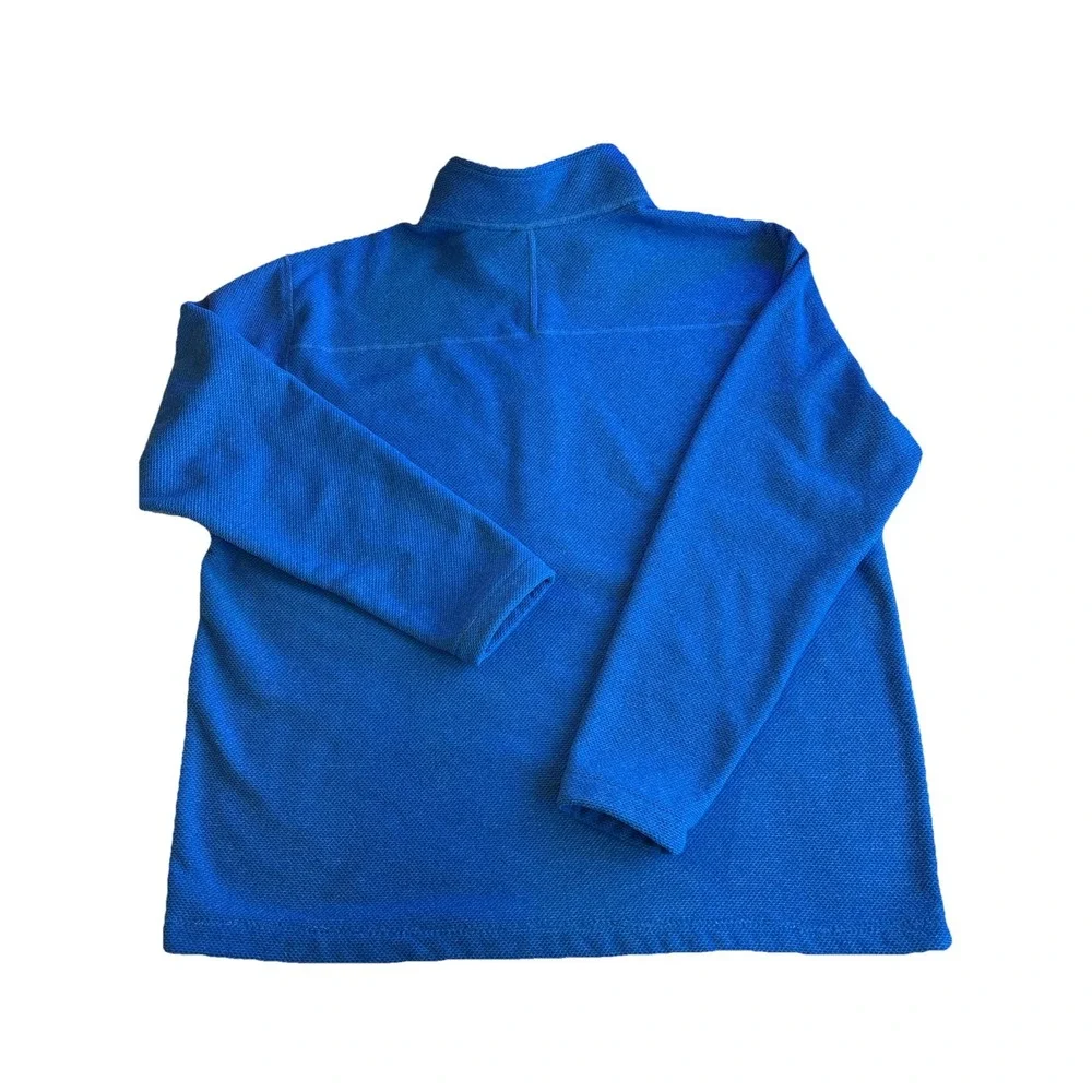 The‎ North Face  Arctic Blue 1/2 Zip Pullover Textured Fleece Men's XXL